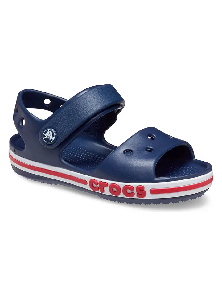 Сандалии с ремешками Bayaband Crocs, темно-синий