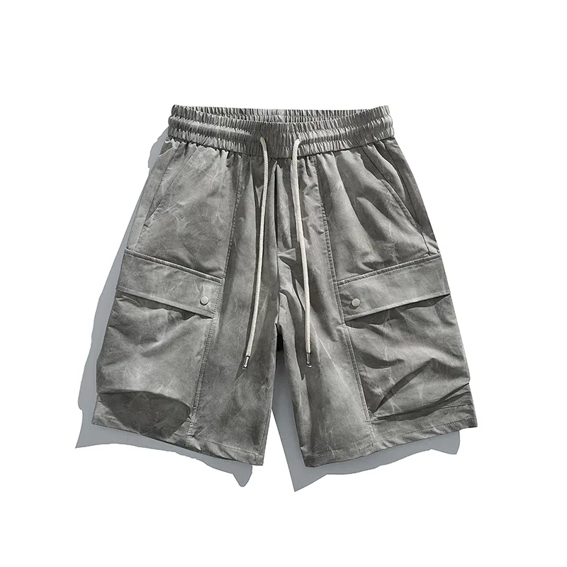 Шорты карго детские с принтом Cargo Shorts Unisex Moderate Sugarfunk, Upgraded Smoke Gray