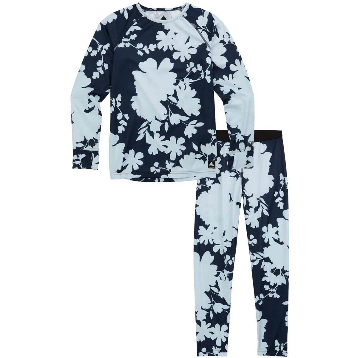 Комплект термобелья с длинным рукавом и брюками, модель Lightweight Base Layer Set, Burton, Ballad Blue Camellia