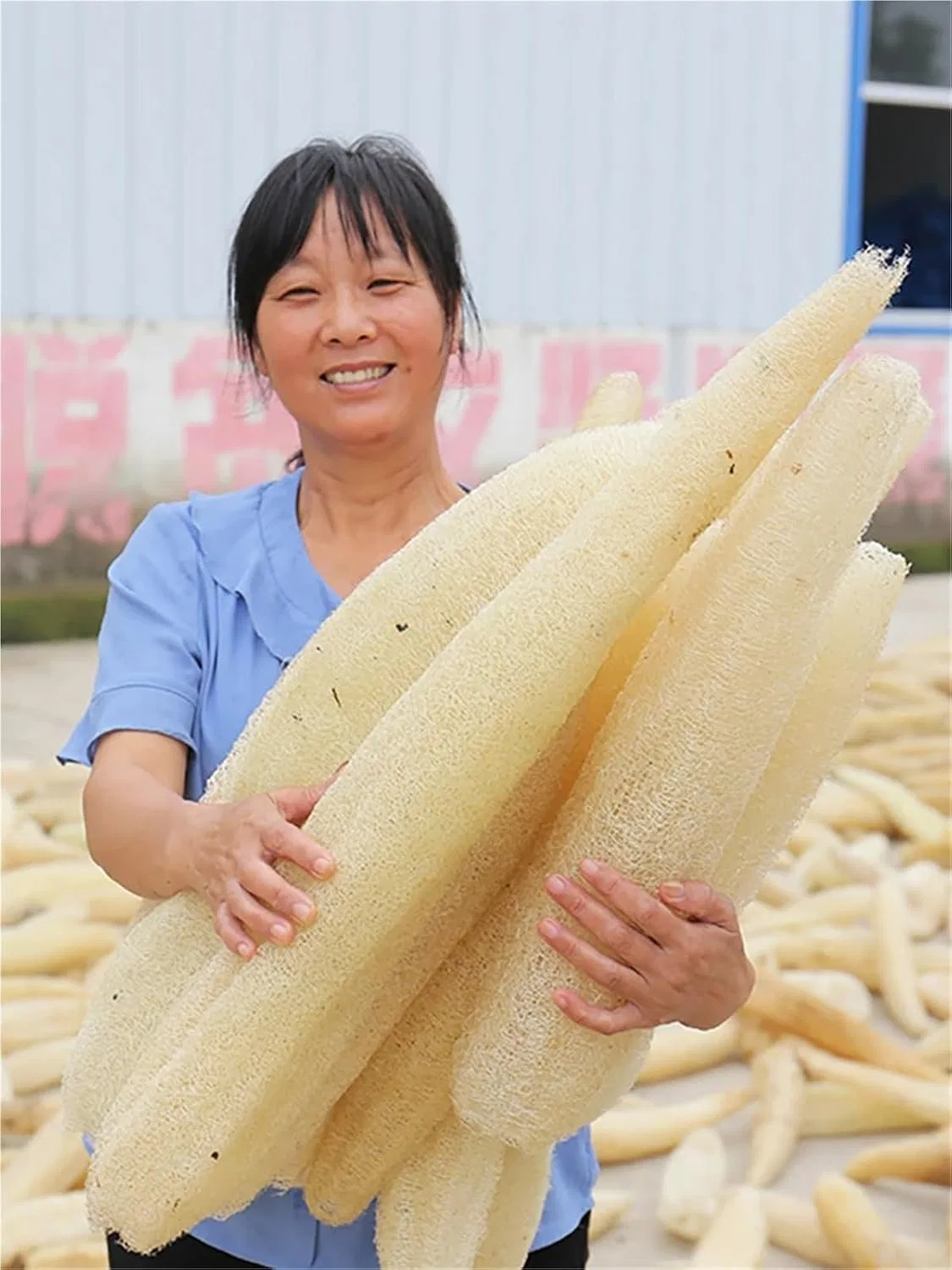 Мочалка люфа для тела, Generisch, 1 шт, 100 г, Natural — фото 4