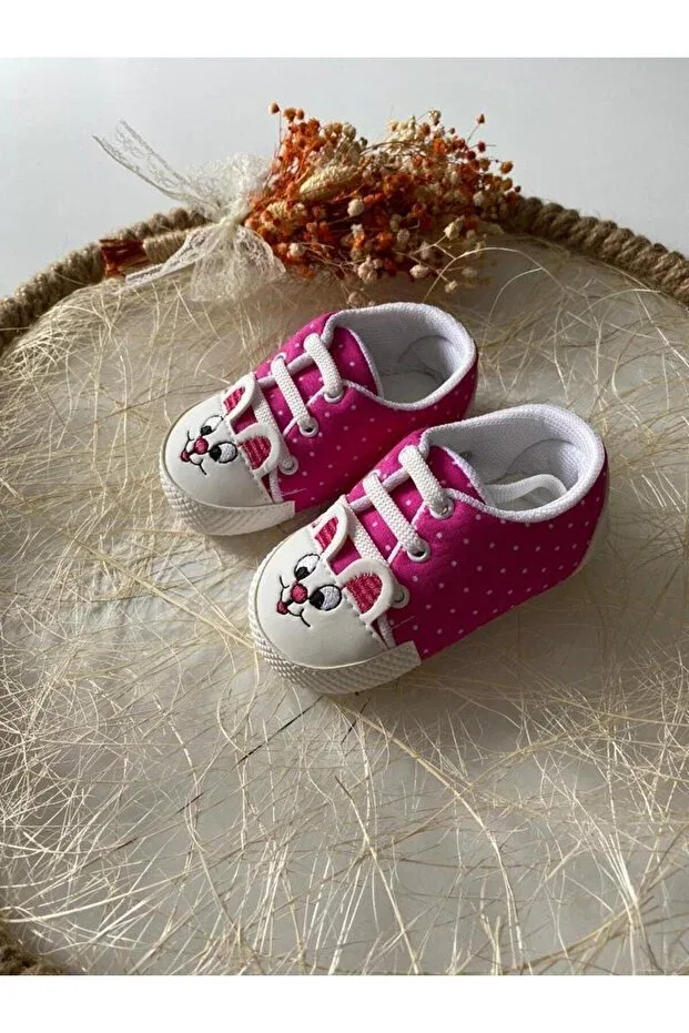 Детские тапочки-зайчики для девочек Pamily Baby, Pink — фото 4