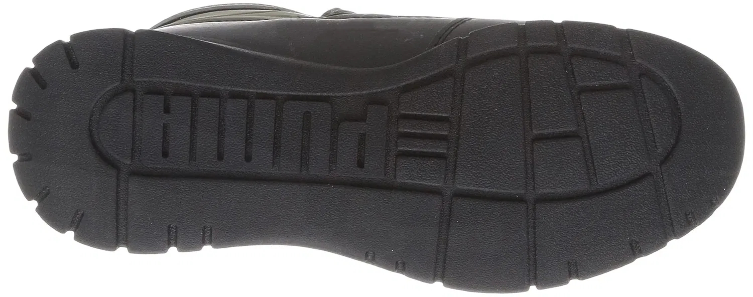 Детские зимние ботинки с принтом PUMA Nieve Boot Wtr Ac Inf Unisex, Green Grape Leaf Saffron — фото 4