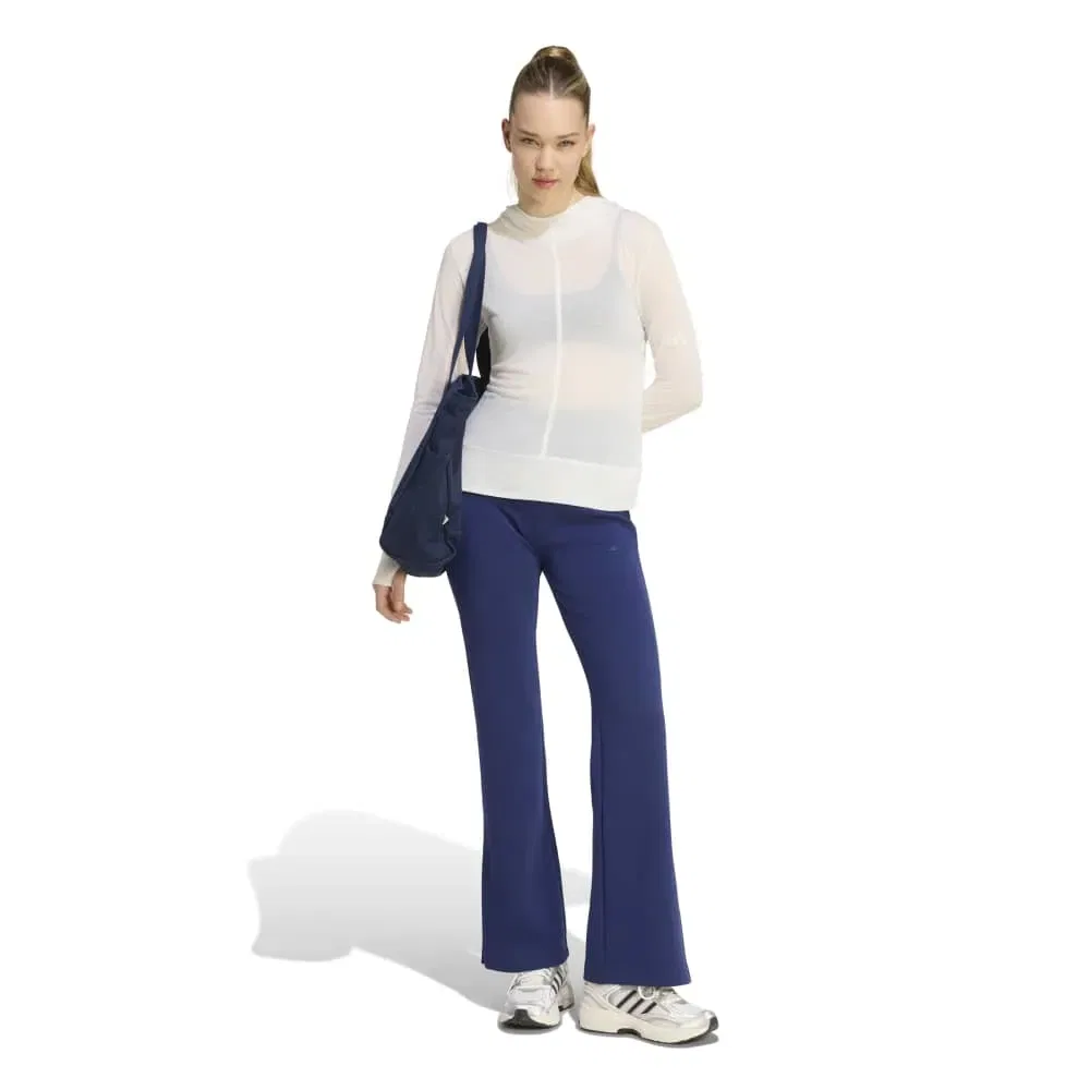 Футболка с длинным рукавом с капюшоном Soft Lux Sheer Adidas, белый — фото 4