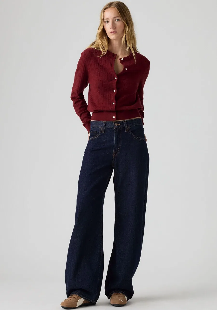 Джинсы LEVI'S Baggy Jeans 'Middy' цвета морской синевы — фото 4