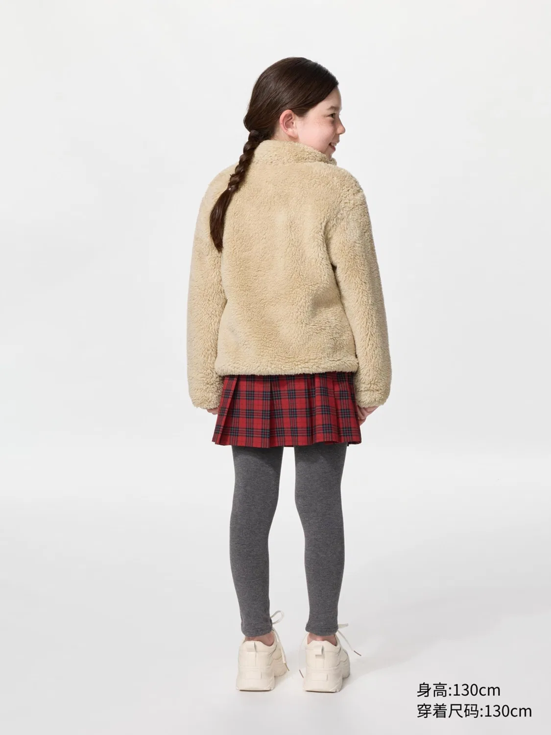 Детские леггинсы утепленные HEATTECH EXTRA WARM Uniqlo, темно-серый — фото 2