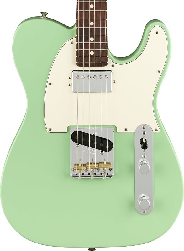 

Fender American Performer Telecaster с хамбакером - накладка на гриф из палисандра, цвет Satin Surf Green