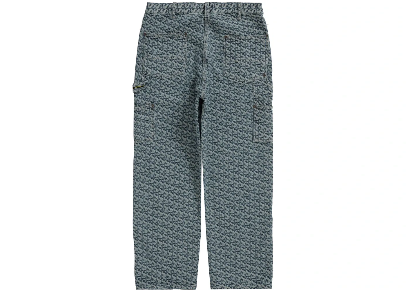 Мужские джинсовые брюки с двойным наколенником Supreme Pant (FW21), Blue — фото 2