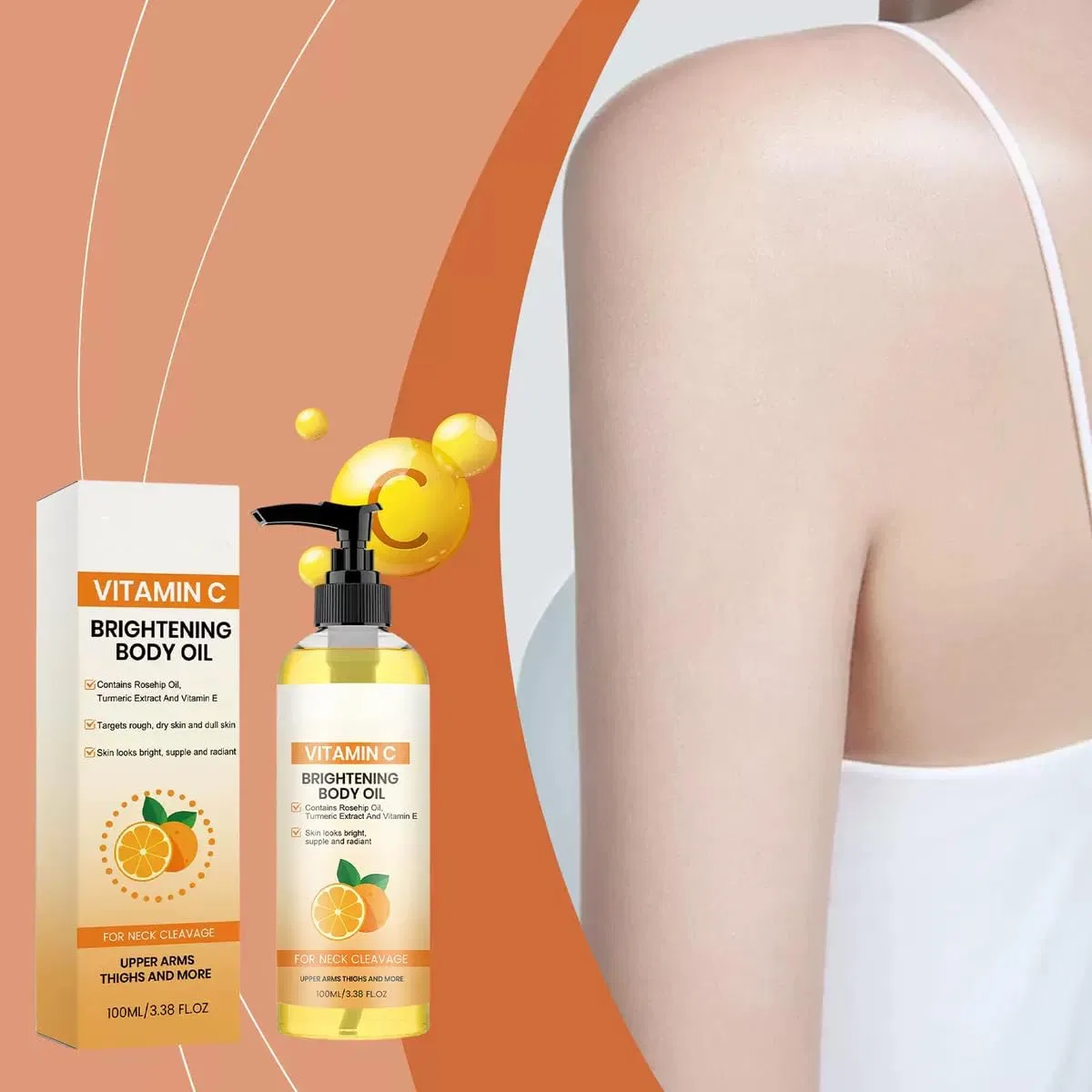 Масло для тела Vitamin C Brightening Body Oil, Sgjwyc, 100 мл, 3 — фото 2