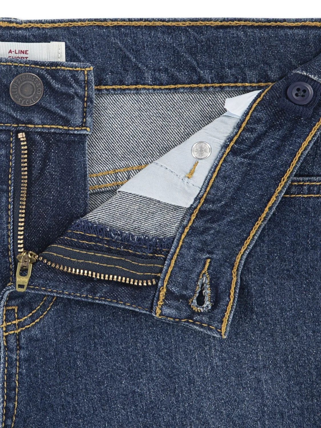 Шорты джинсовые Levi's Light Blue — фото 4
