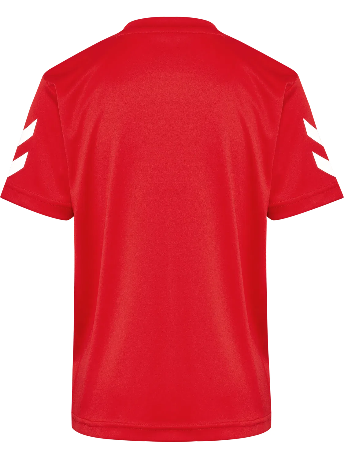 Детский спортивный костюм с коротким рукавом и шортами hummel, красный — фото 3