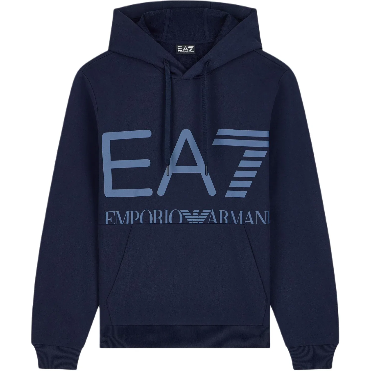 Мужской свитшот с капюшоном Marine Blue EMPORIO ARMANI
