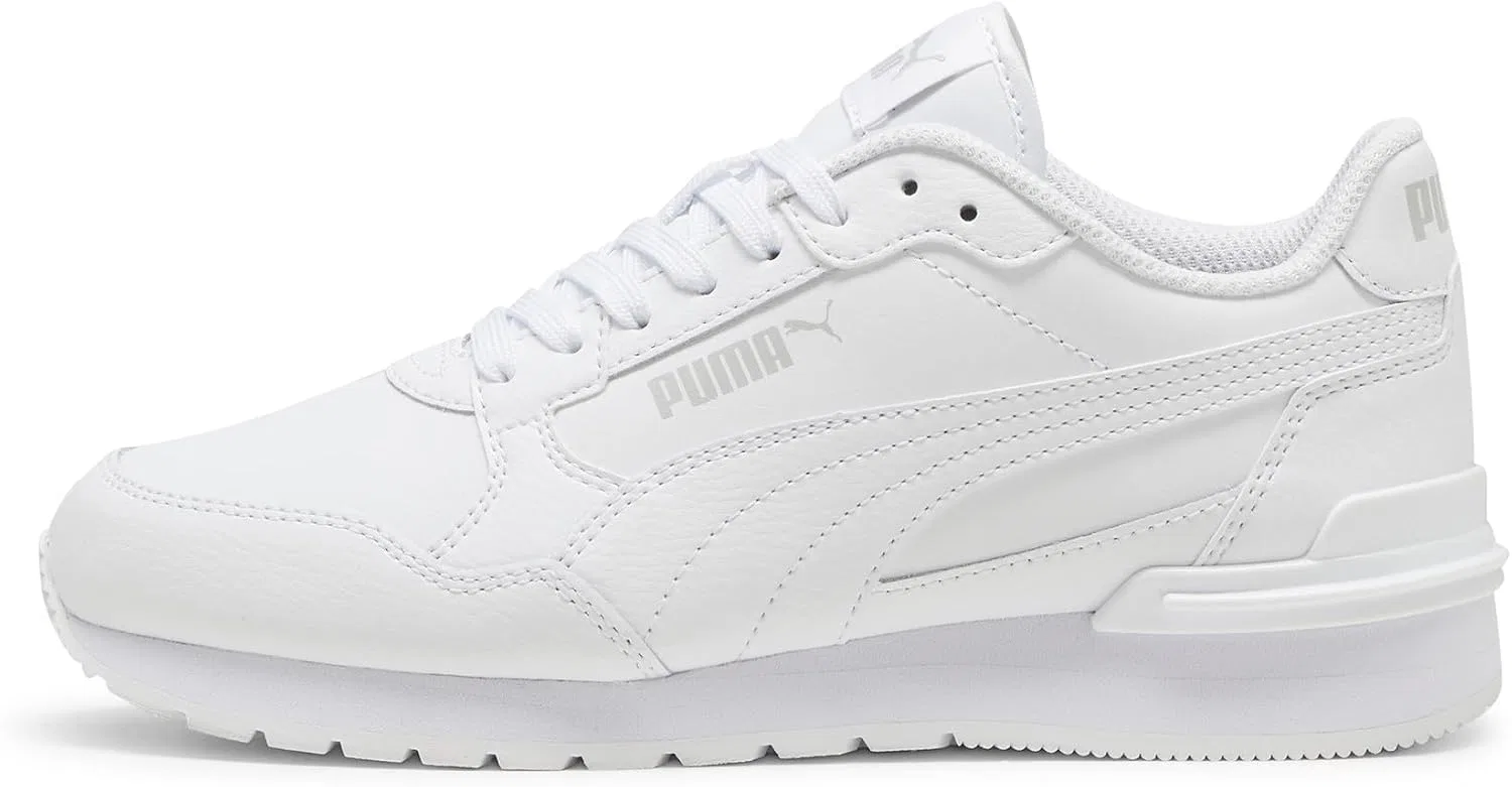 Детские кроссовки St Runner для мальчиков PUMA, White-Cool Light Gray