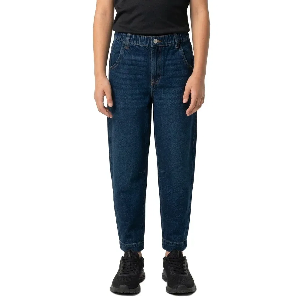 Детские джинсы для девочек с широкой штаниной Borninbarrel Roxy, Blue