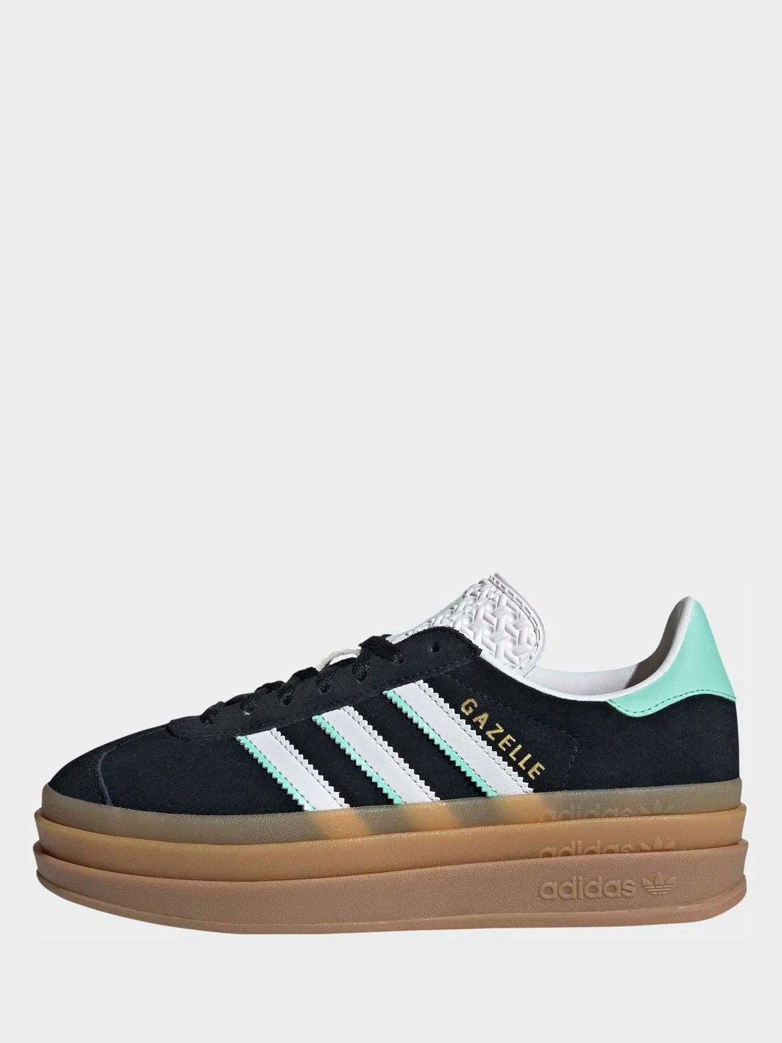 Кроссовки на платформе Gazelle Bold, adidas Originals, черный — фото 2