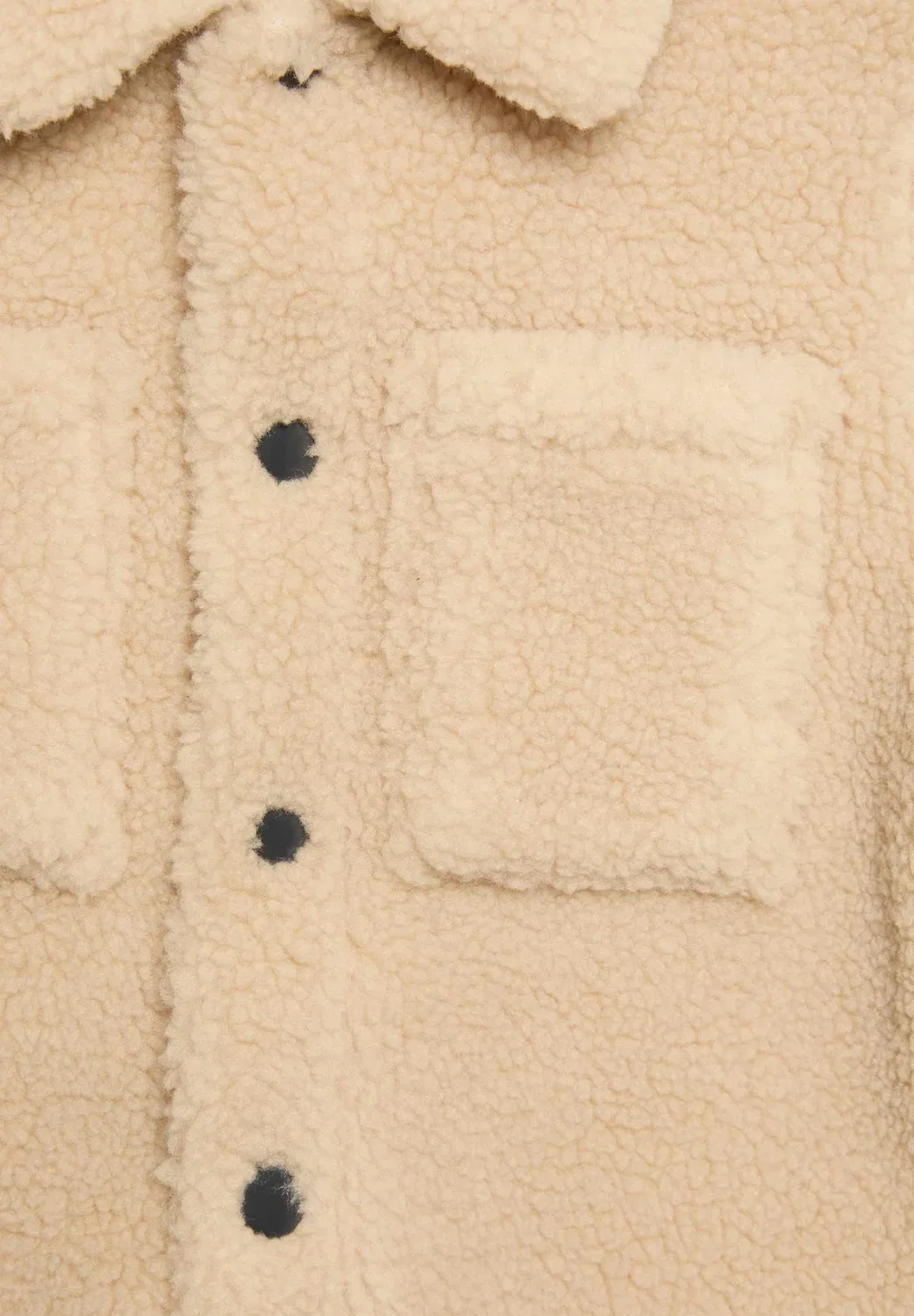 Куртка Borg (2-8 лет). - флисовая куртка Marks & Spencer, Brown — фото 3