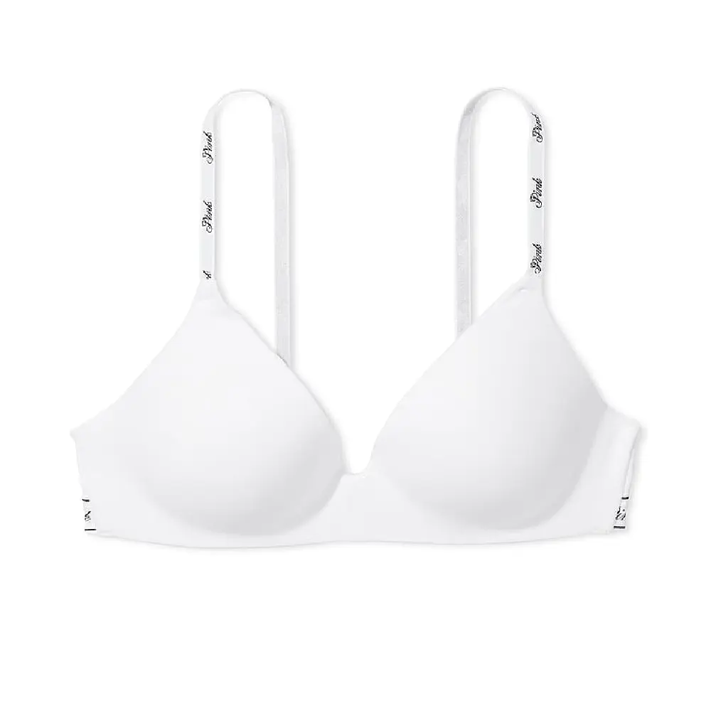 

Бюстгальтер Victoria's Secret Pink Wear Everywhere Wireless Push-up, белый