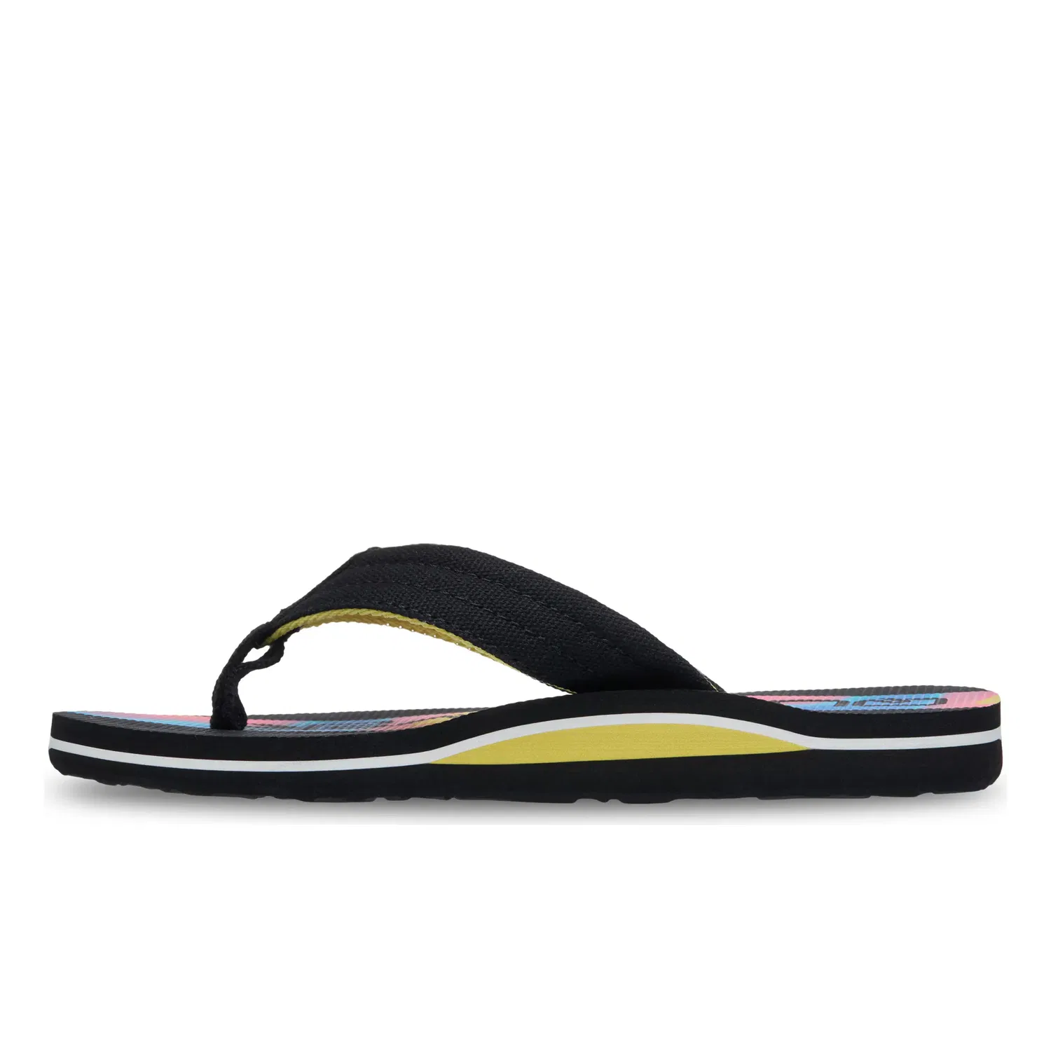 Детские шлепанцы для мальчиков с ремешком Molokai Layback Quiksilver, Negro / Rosa — фото 3