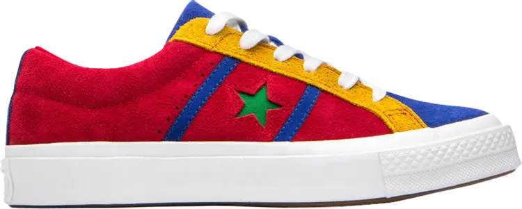 

Кроссовки Converse One Star Academy Low Enamel Red Blue, красный