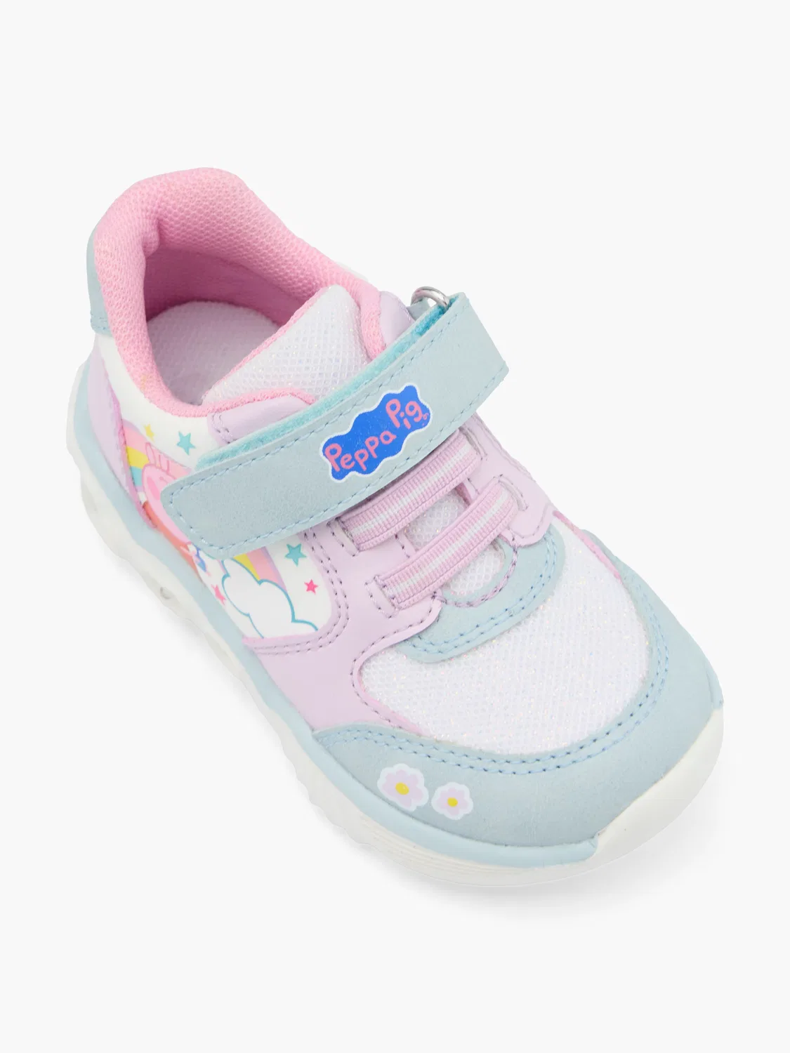 Детские кроссовки со световыми элементами Peppa Pig, синий — фото 2