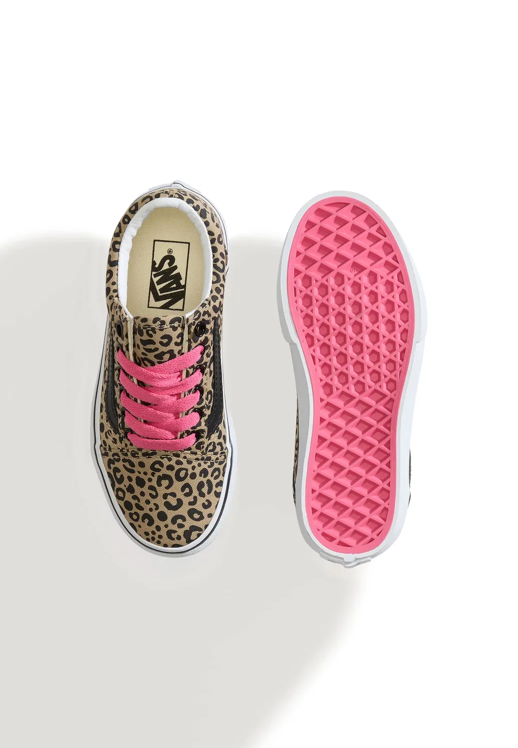 Олдскульные унисекс скейтбордистские кроссовки Vans, Leopard Pop Incense/Pink Velvet — фото 3
