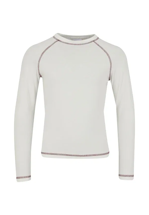 Лонгслив контрастный Contrast longsleeve Urban Classics, offwhite, белый