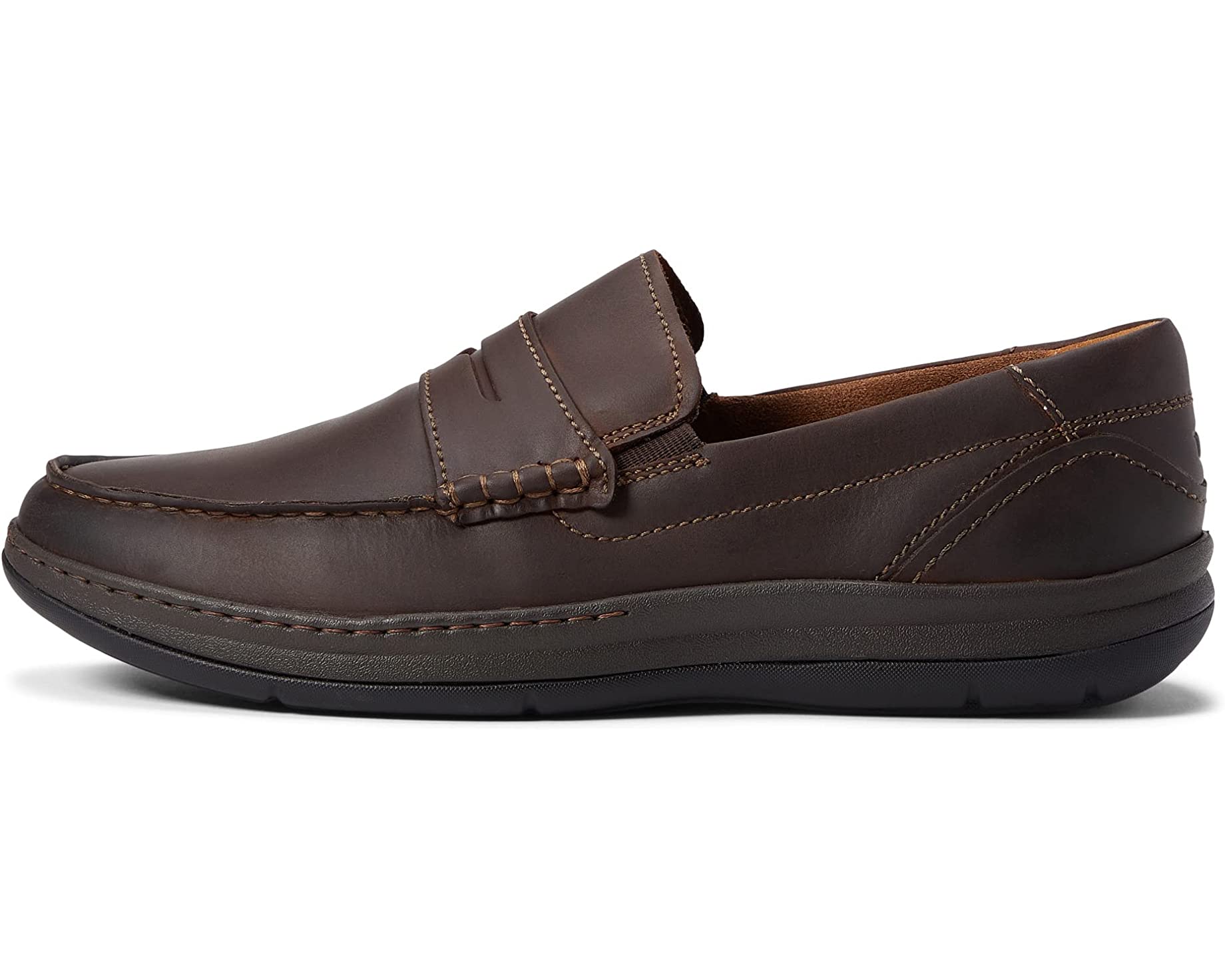 Лоферы Central Moc Toe Penny Leather Florsheim, коричневый - фото