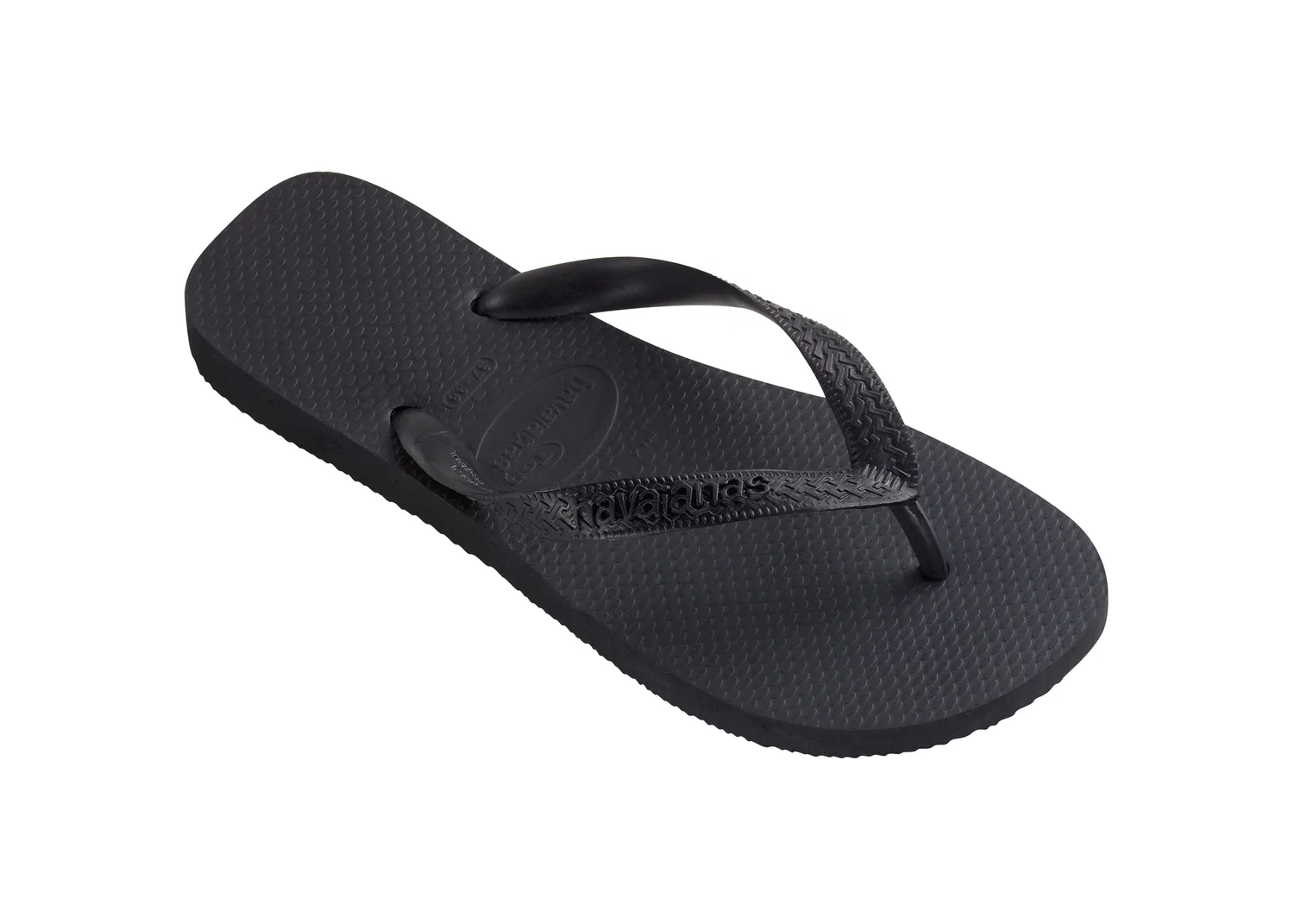 Сандалии детские с открытым носом Tong Kind Top Havaianas, черный — фото 3