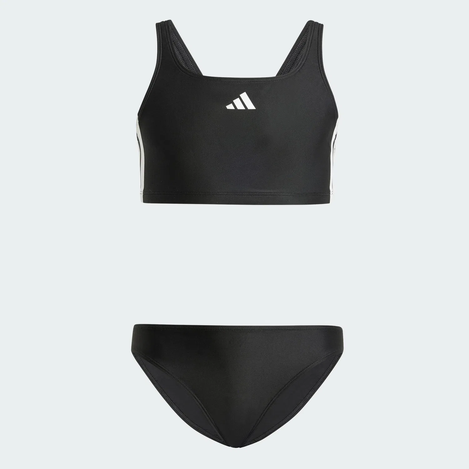 Детское бикини с V-образной спинкой 3-Streifen V-Back Kids Bikini Adidas, Schwarz Weiss
