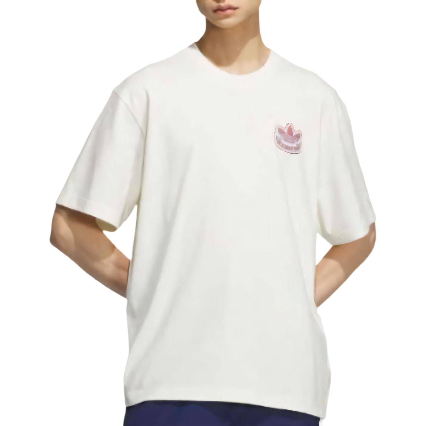 Adidas Originals Футболка унисекс нефритово-белая Jade White — фото 2