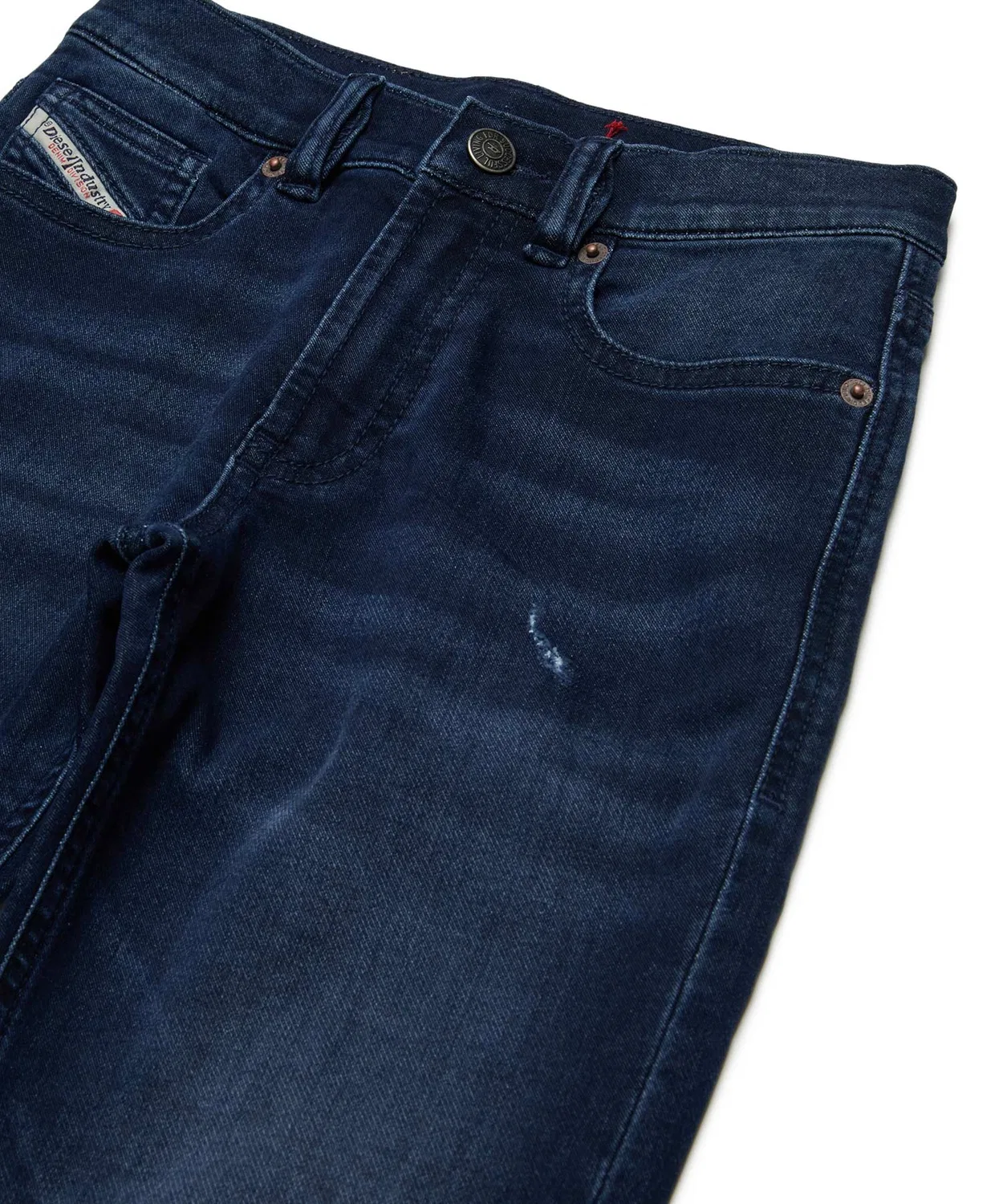 Детские джинсы прямого кроя DIESEL KIDS, Indigo Blue — фото 3