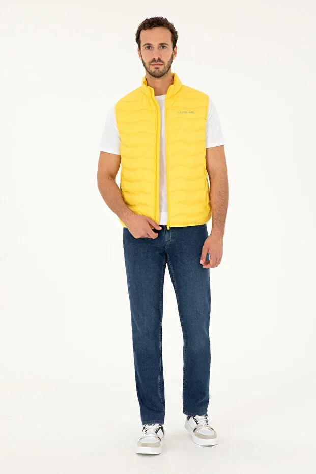Мужской жилет с принтом U.S. Polo Assn., Yellow — фото 4