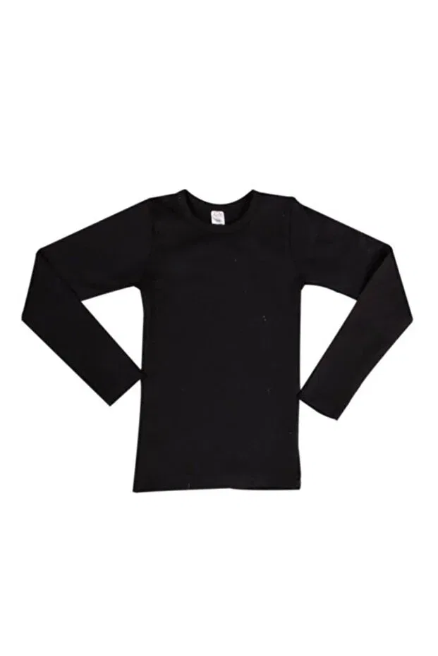 Детское термобелье для девочек и мальчиков с длинным рукавом Bonbonetti Chocolate Baby&Kids, Black