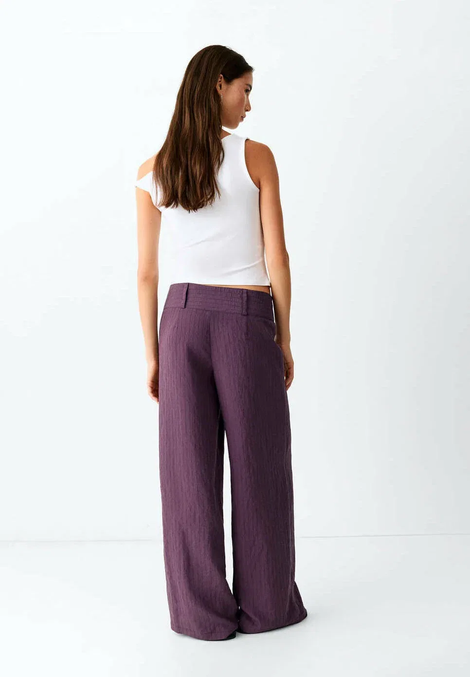 Подростковые брюки Mango Kids, Purple — фото 2