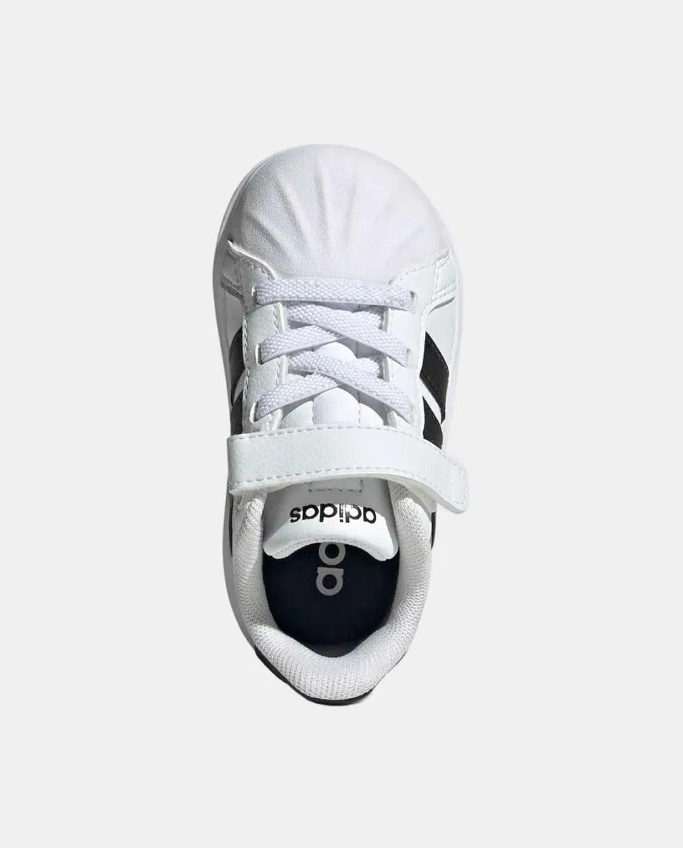 Детские кроссовки для мальчиков с липучками adidas, Blanco — фото 2