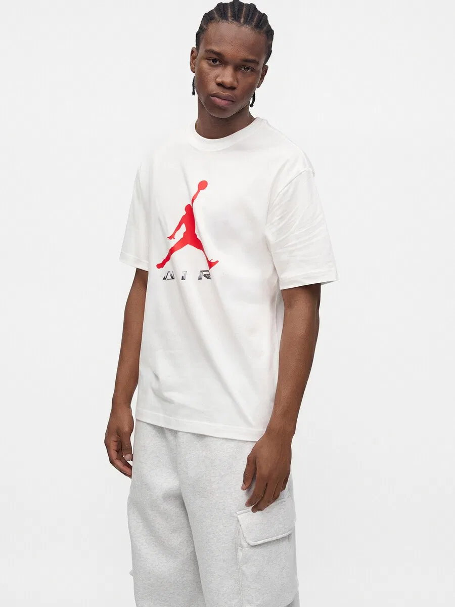 Футболка Jordan 'Brooklyn' белого цвета — фото 3