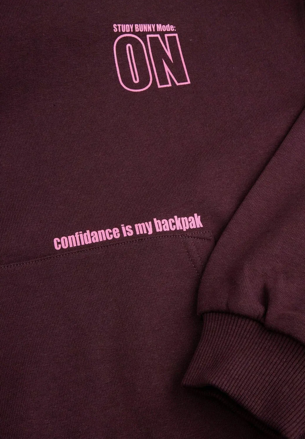Толстовка Kapuzenpullover - худи Coccodrillo, Dark Red — фото 4