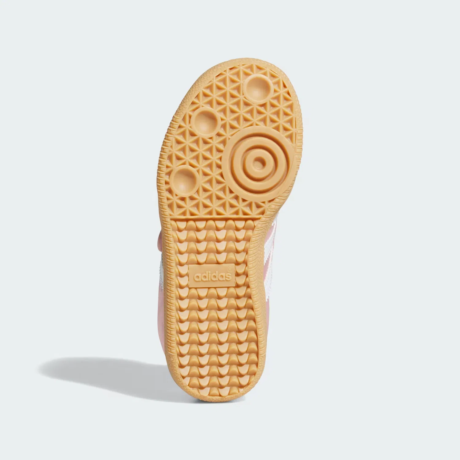 Детские кроссовки на липучке Samba Jane Adidas Originals, розово-лиловый/белый/каучуковый — фото 3