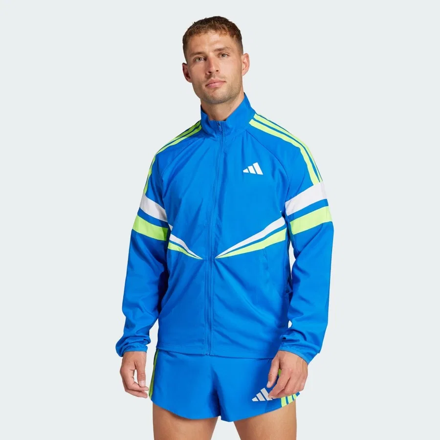 Куртка беговая Adizero Retro Performance JD7318 adidas, Синий