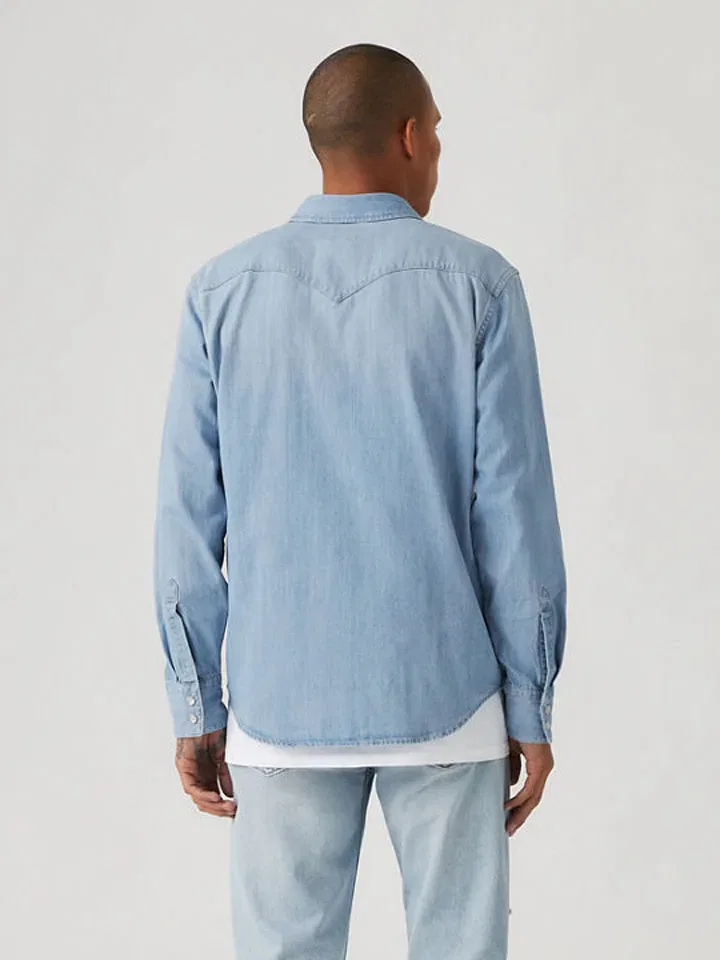 Джинсовая рубашка Regular fit Levi'S, голубой — фото 3