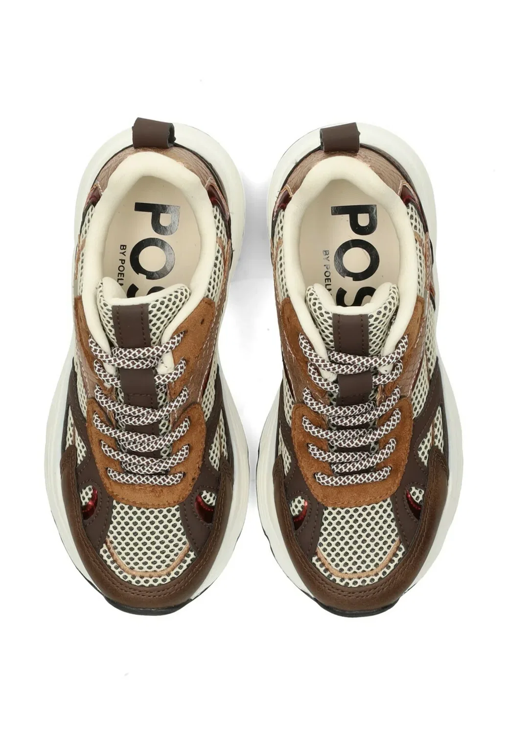 Тренеры Posh By Poelman, Brown — фото 3