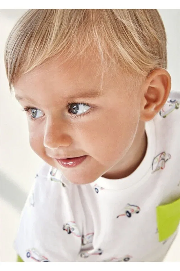 Детский комплект футболок для мальчиков хлопковый Mayoral, Phosphorescent Green-White