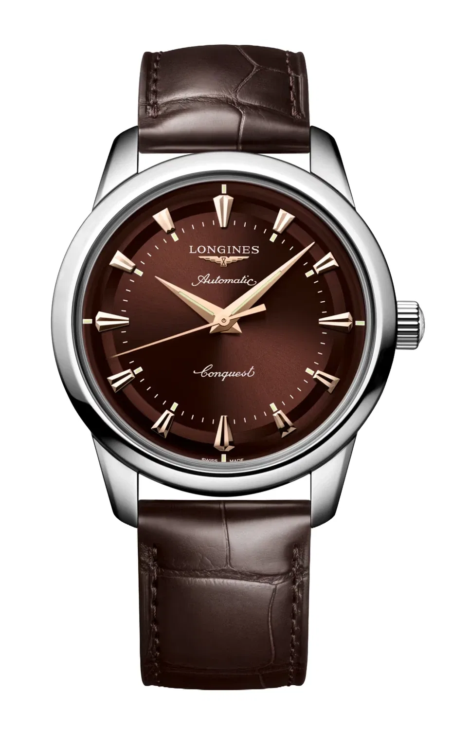 CONQUEST HERITAGE 40 ММ - L1.650.4.62.2 LONGINES, золотой