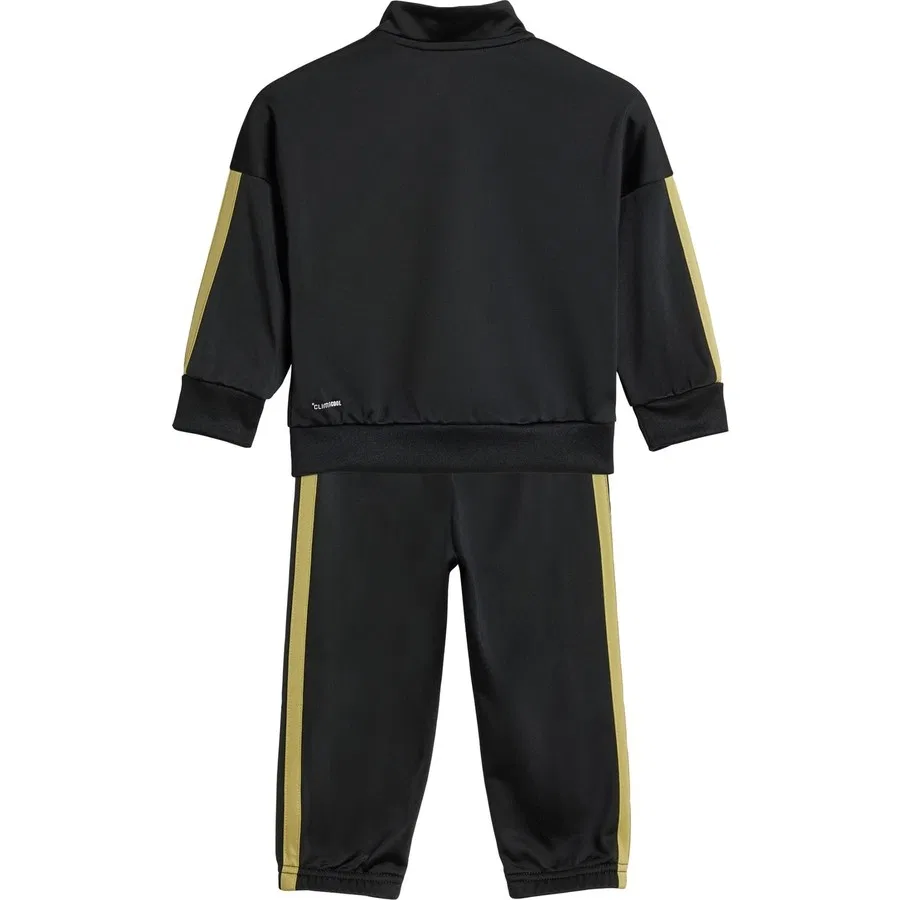 Спортивный комплект с длинным рукавом и принтом adidas 3S TR TS 205, Черный — фото 4