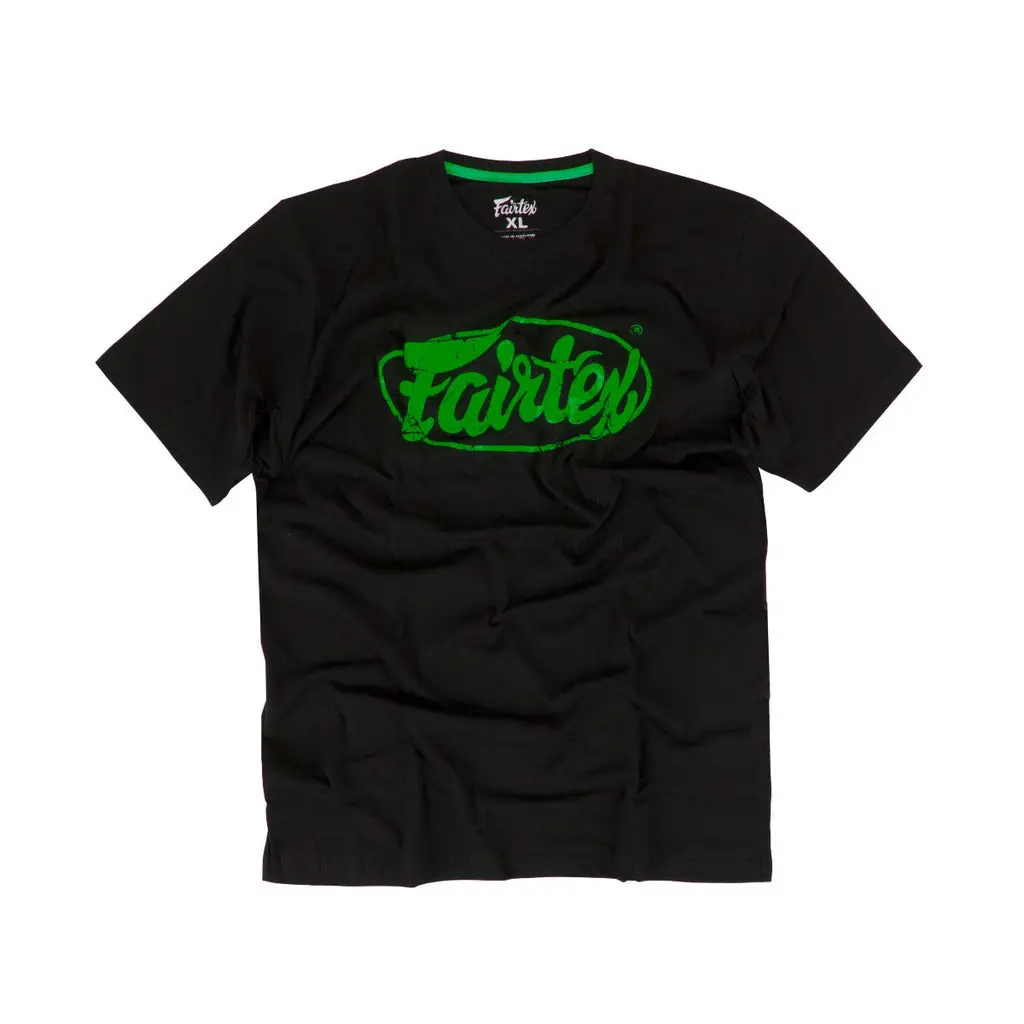 

Спортивная футболка Fairtex TST148, размер XS, черный/зеленый