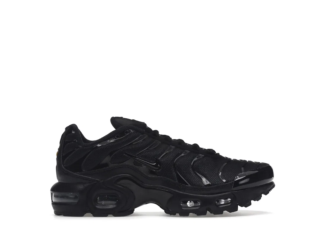 Детские кроссовки Lifestyle с сетчатым верхом Nike Air Max Plus, Black/Black-Black