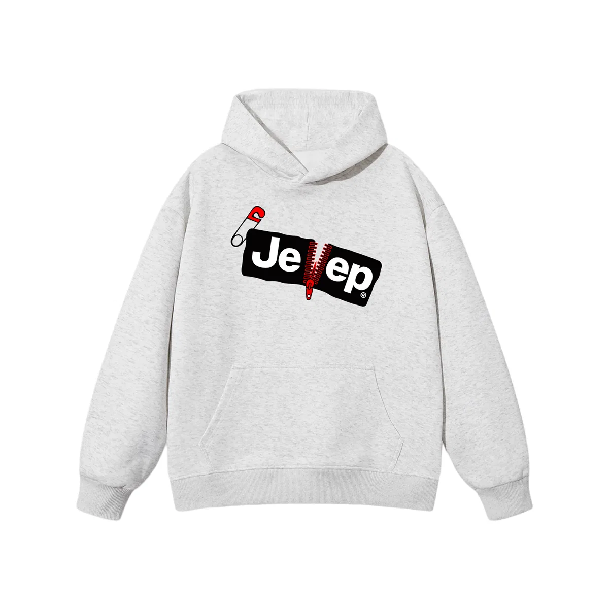 Детский свитшот с капюшоном Jeep Heather Gray