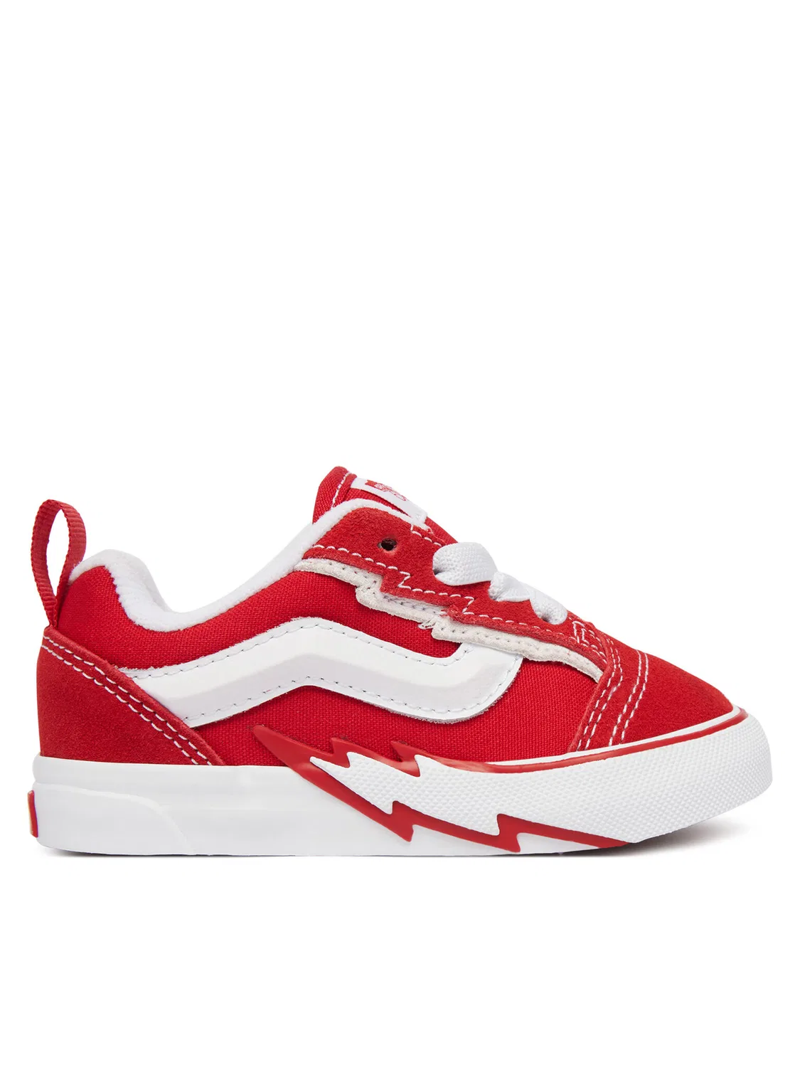 Тканевые кроссовки для мальчика Knu Skool Elastic Lace Bo Vans, красный