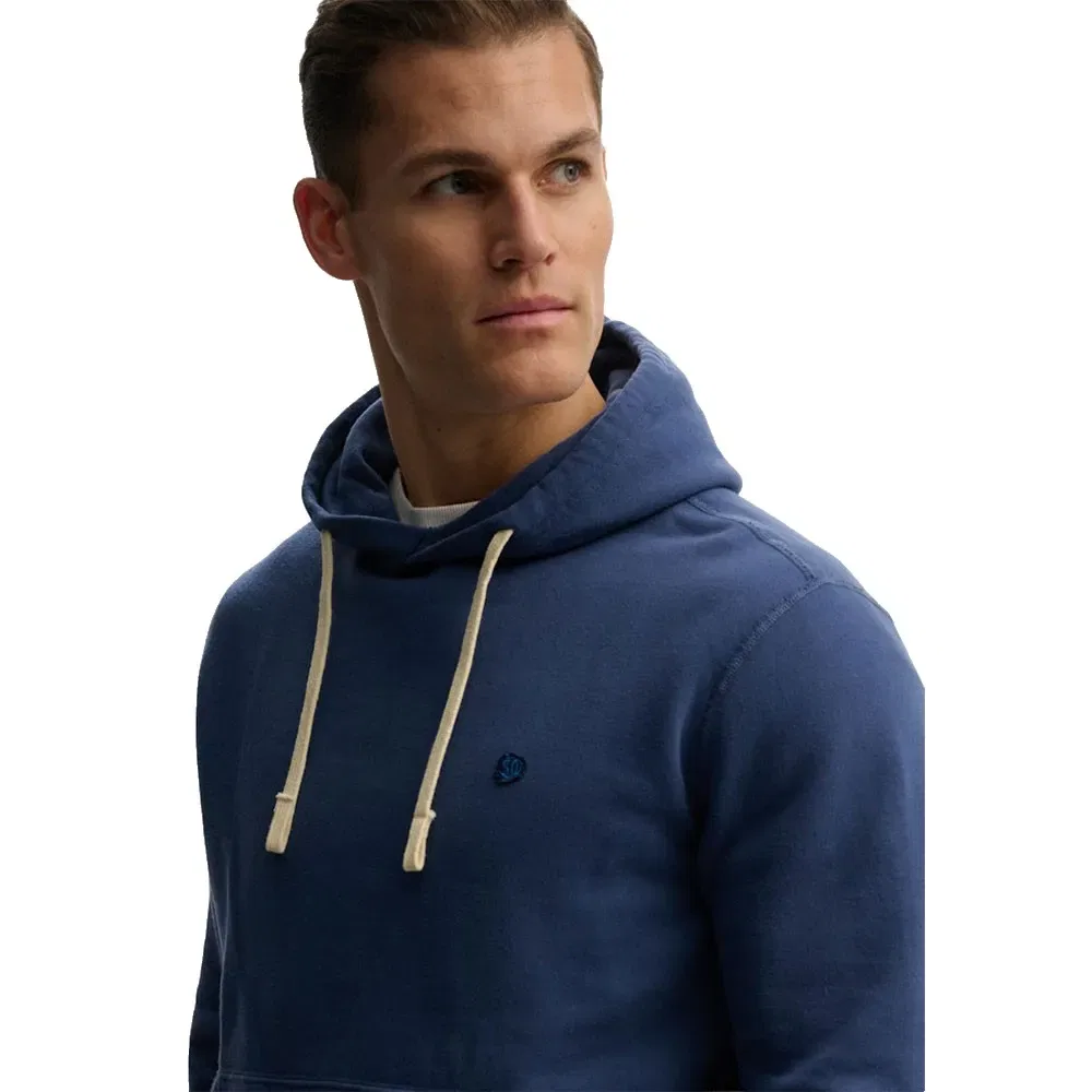 Худи Monogram Emb Superdry, синий — фото 3