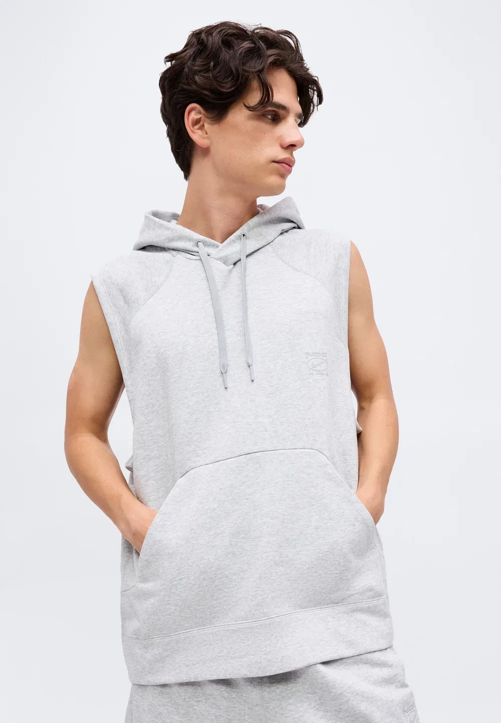 Худи - худи Nike Performance, Light Smoke Grey — фото 4