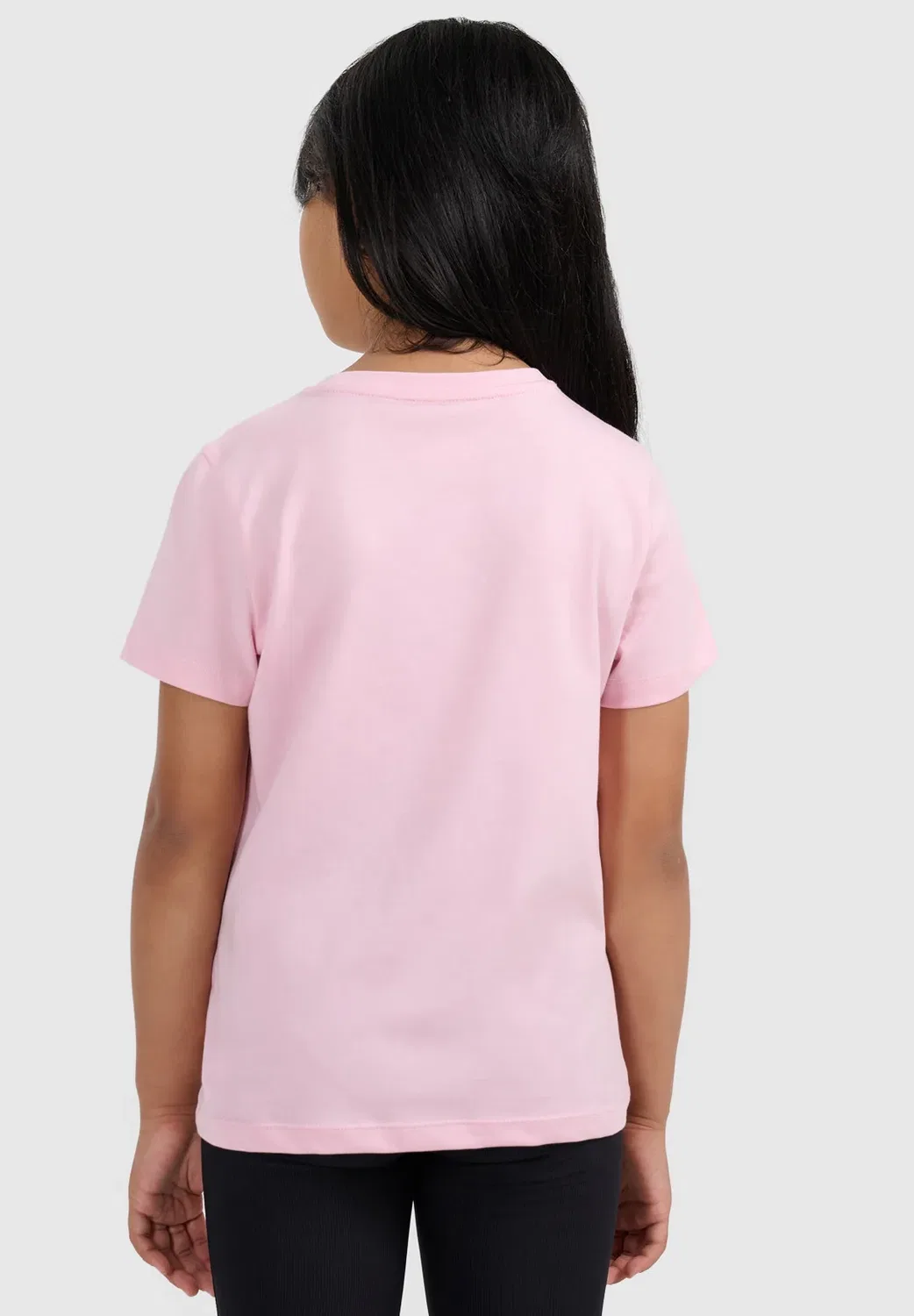 Футболка Regular z nadrukiem dziewczęcy - czarny 134 (8-9 лат) - футболка с принтом 4F, Light Pink — фото 3